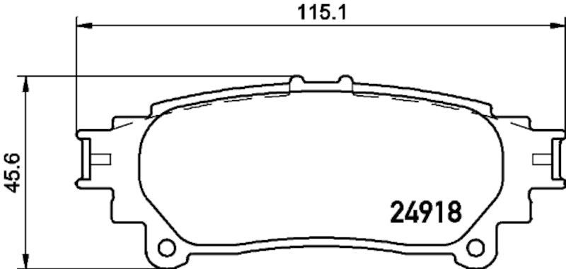 Hella Pagid Disc Brake Pad Set 355034411