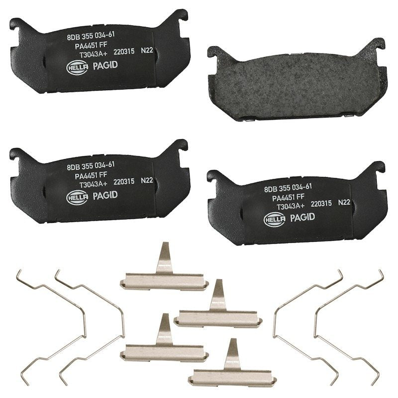 Hella Pagid Disc Brake Pad Set 355034611