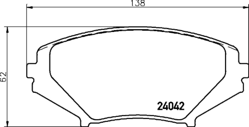 Hella Pagid Disc Brake Pad Set 355034741