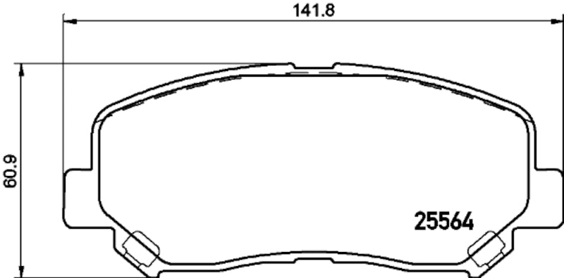 Hella Pagid Disc Brake Pad Set 355034851