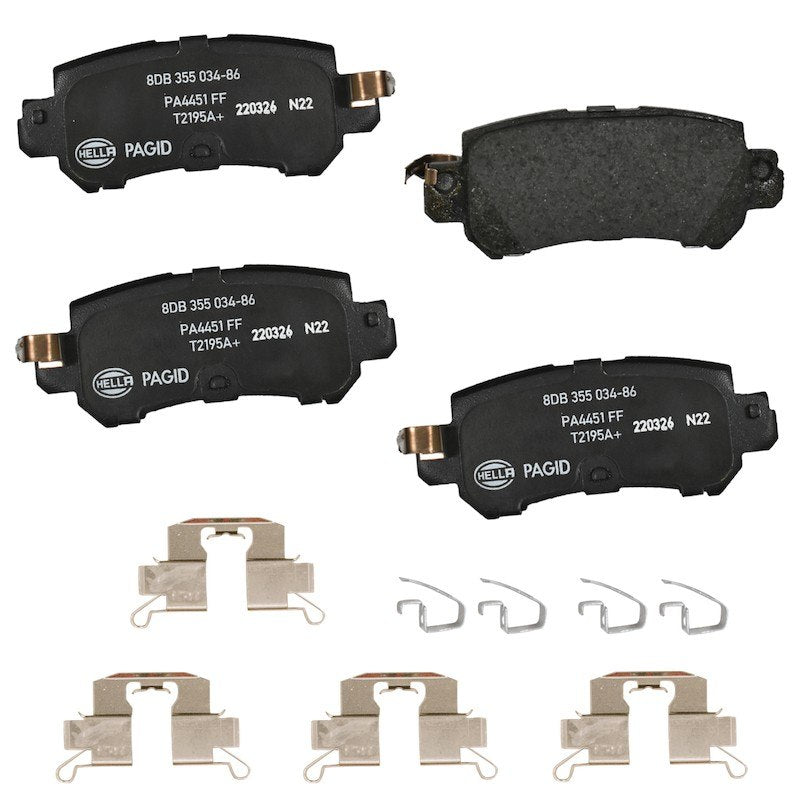 Hella Pagid Disc Brake Pad Set 355034861