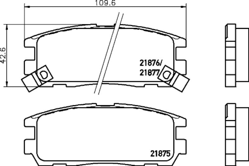 Hella Pagid Disc Brake Pad Set 355034931