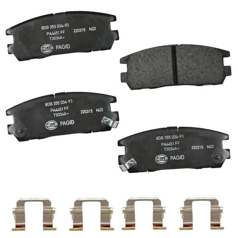 Hella Pagid Disc Brake Pad Set 355034931