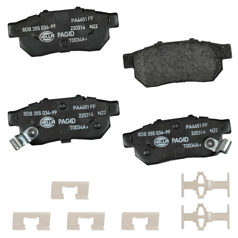 Hella Pagid Disc Brake Pad Set 355034991