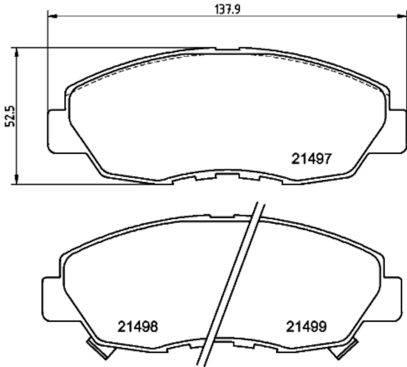 Hella Pagid Disc Brake Pad Set 355035091