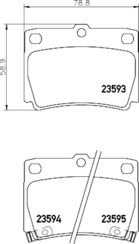 Hella Pagid Disc Brake Pad Set 355035371