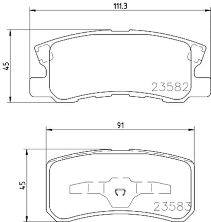 Hella Pagid Disc Brake Pad Set 355035381