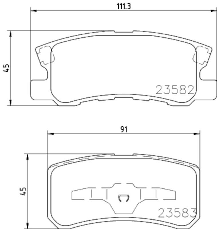 Hella Pagid Disc Brake Pad Set 355035381