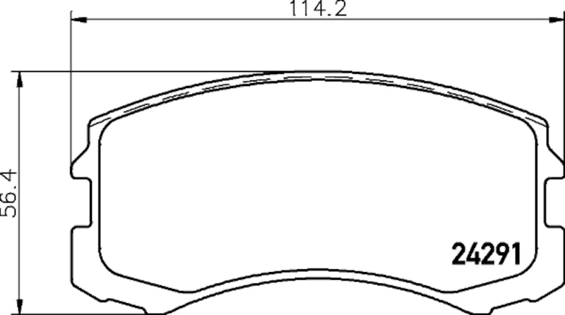 Hella Pagid Disc Brake Pad Set 355035401