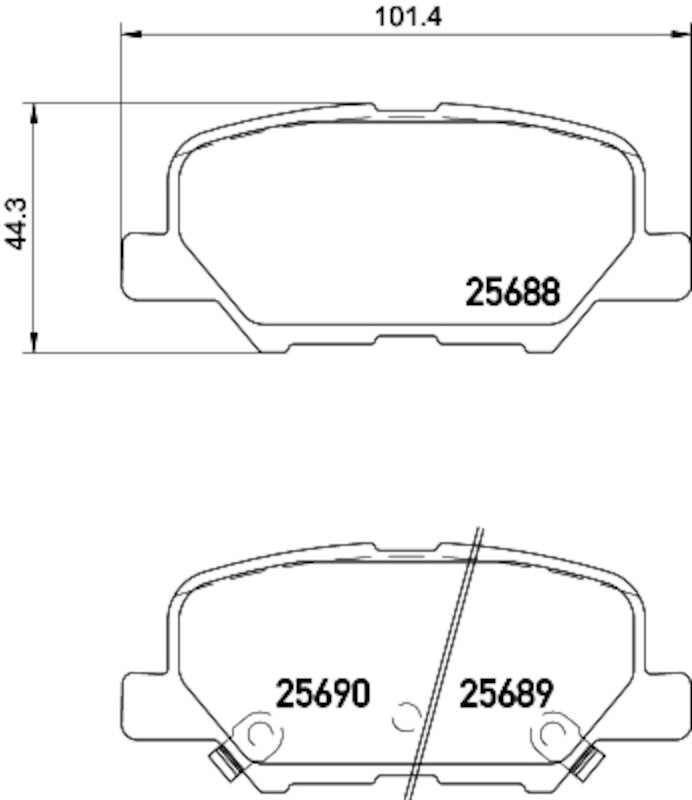 Hella Pagid Disc Brake Pad Set 355035421