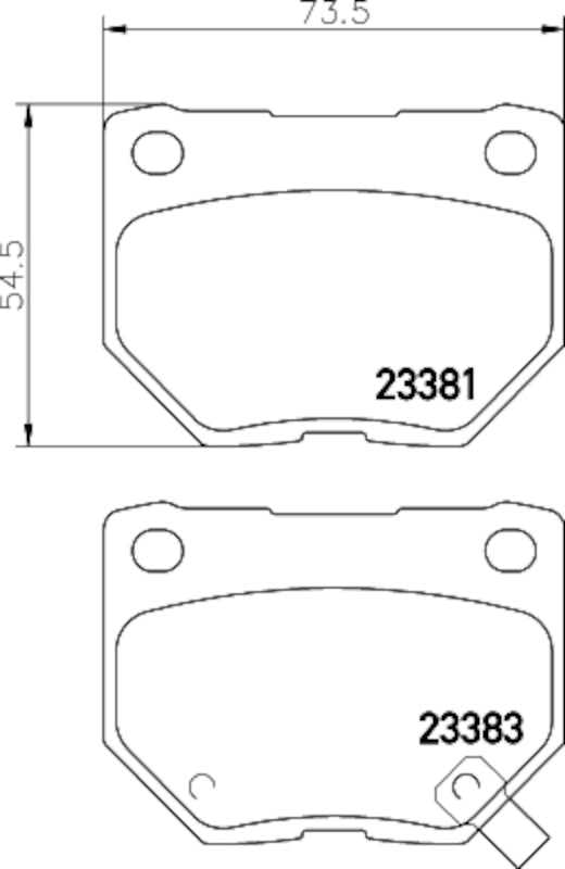 Hella Pagid Disc Brake Pad Set 355035521