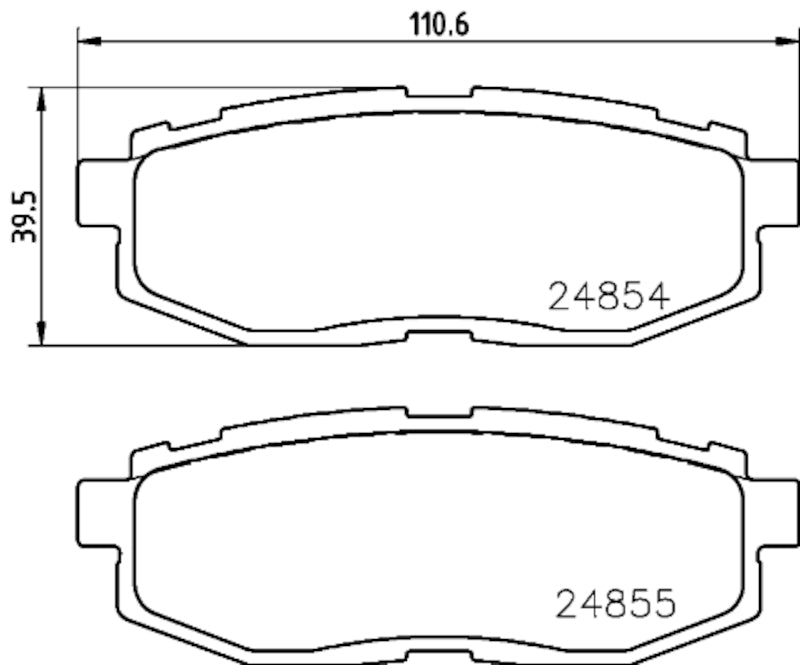 Hella Pagid Disc Brake Pad Set 355035591