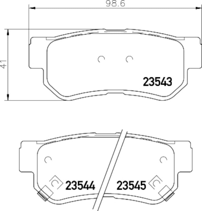 Hella Pagid Disc Brake Pad Set 355035721