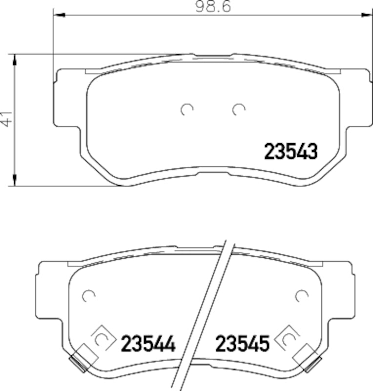 Hella Pagid Disc Brake Pad Set 355035721