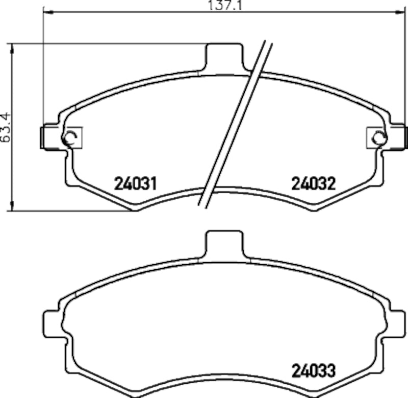 Hella Pagid Disc Brake Pad Set 355035761