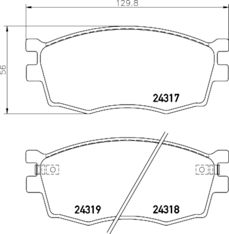 Hella Pagid Disc Brake Pad Set 355035841