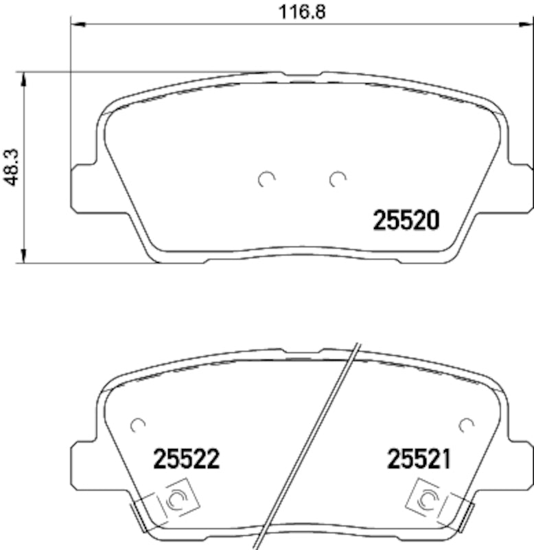 Hella Pagid Disc Brake Pad Set 355036061