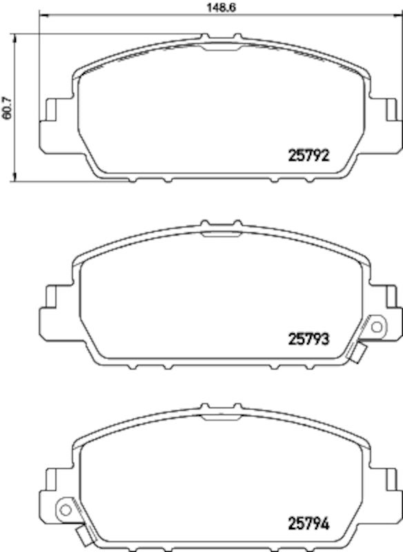 Hella Pagid Disc Brake Pad Set 355036331