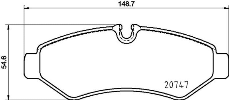 Hella Pagid Disc Brake Pad Set 355036861