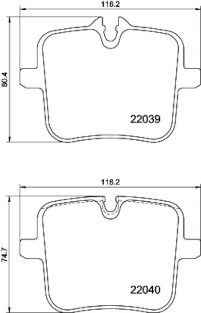 Hella Pagid Disc Brake Pad Set 355037991