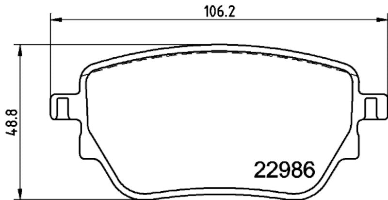 Hella Pagid Disc Brake Pad Set 355039021