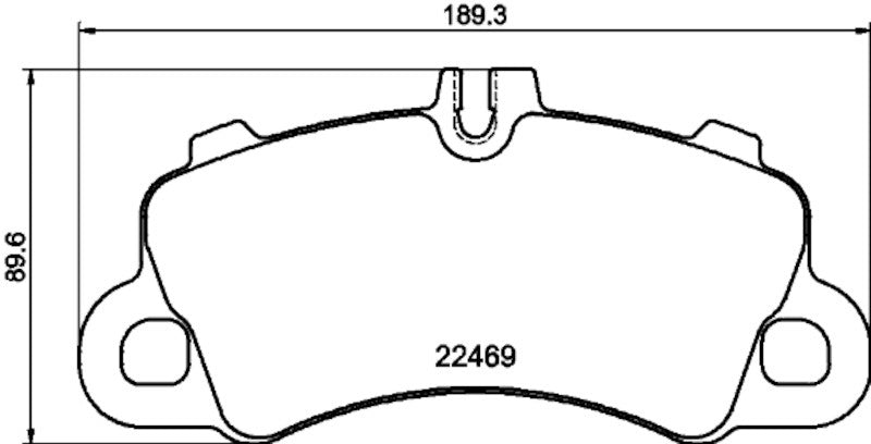 Hella Pagid Disc Brake Pad Set 355039101