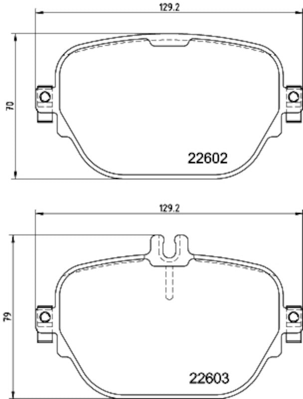 Hella Pagid Disc Brake Pad Set 355039221