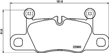 Hella Pagid Disc Brake Pad Set 355039821