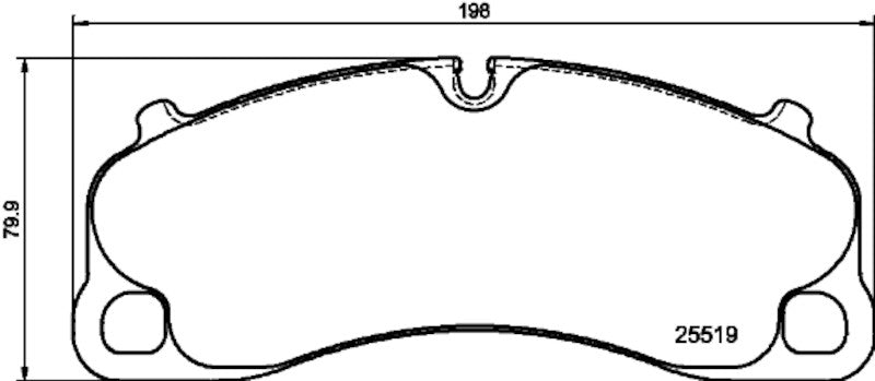 Hella Pagid Disc Brake Pad Set 355039991