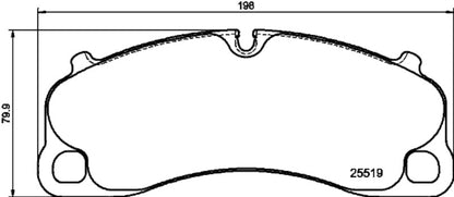 Hella Pagid Disc Brake Pad Set 355039991