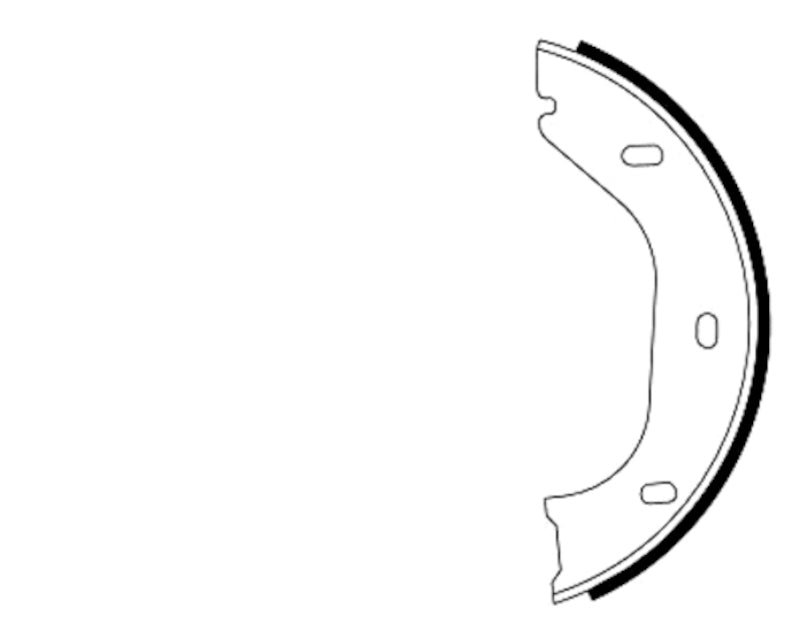 Hella Pagid Parking Brake Shoe Set 355050011