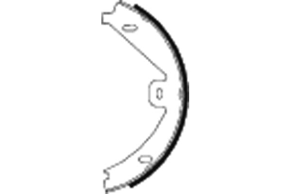 Hella Pagid Parking Brake Shoe Set 355050081