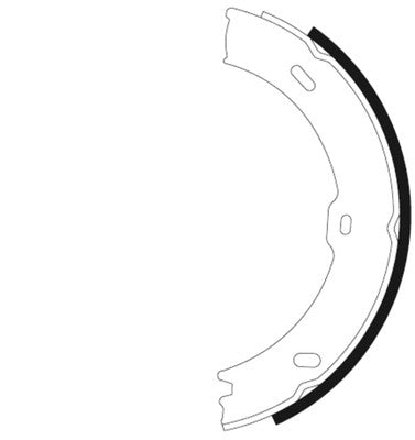 Hella Pagid Parking Brake Shoe Set 355050761