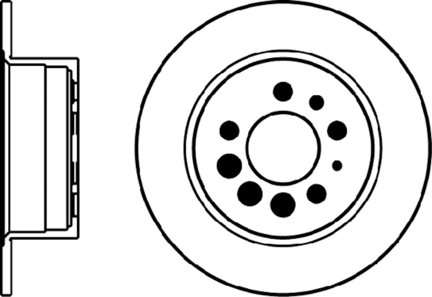 Hella Pagid Disc Brake Rotor 355100891