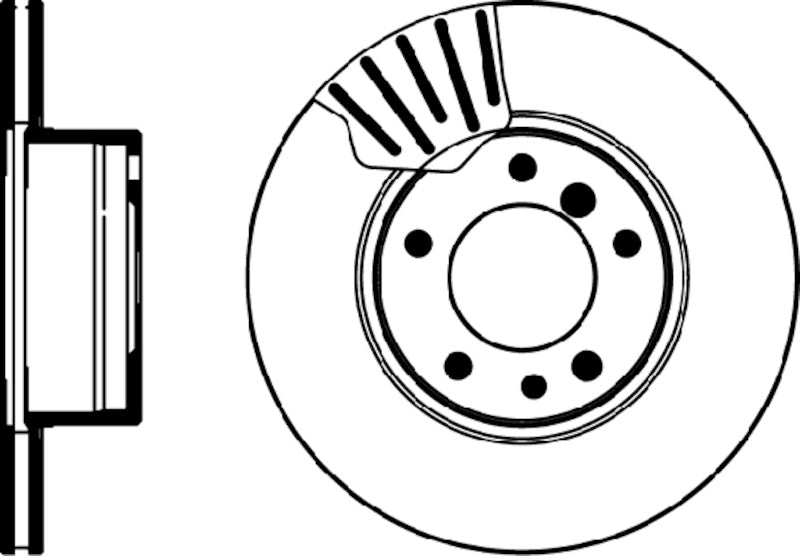 Hella Pagid Disc Brake Rotor 355101712