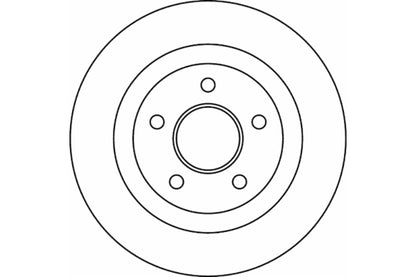 Hella Pagid Disc Brake Rotor 355110291
