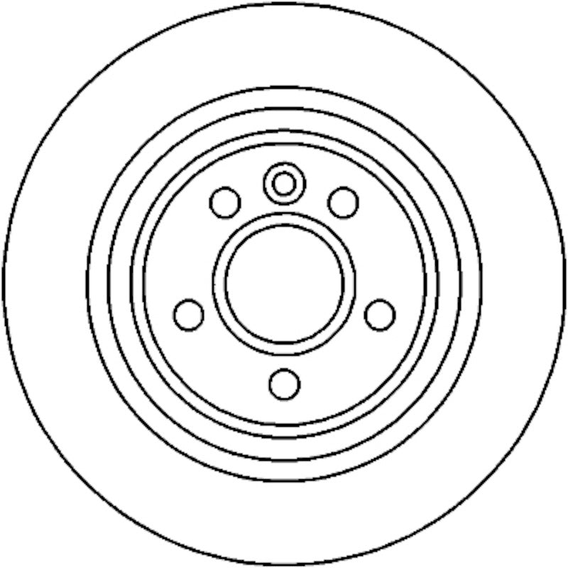 Hella Pagid Disc Brake Rotor 355118841