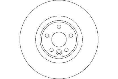 Hella Pagid Disc Brake Rotor 355119131
