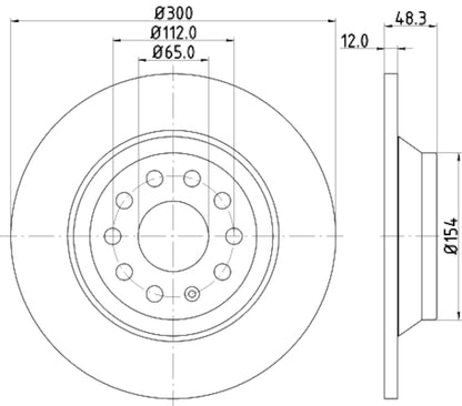 Hella Pagid Vehicle Part 355119481