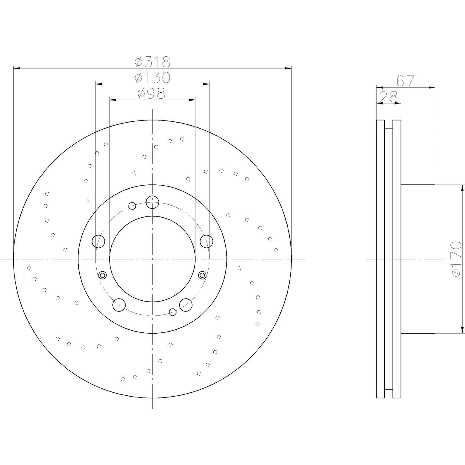 Pagid Disc Brake Rotor
