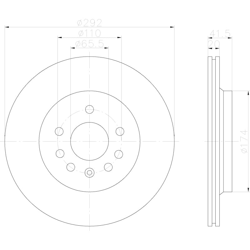 Pagid Disc Brake Rotor