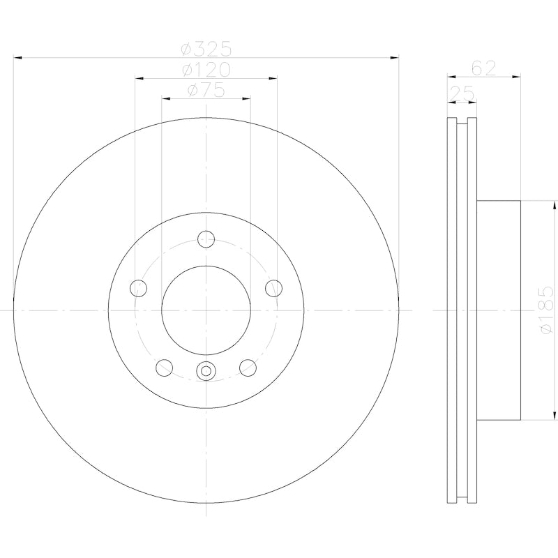 Pagid Disc Brake Rotor