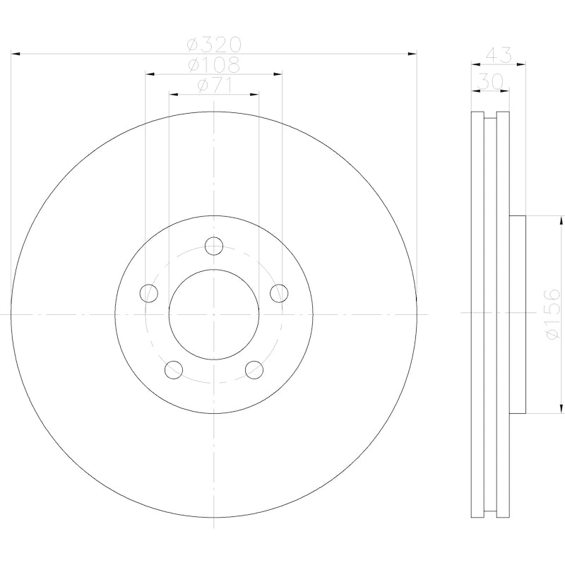Pagid Disc Brake Rotor