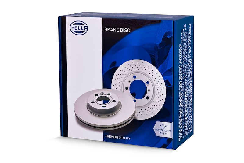 Hella Pagid Disc Brake Rotor 355122902