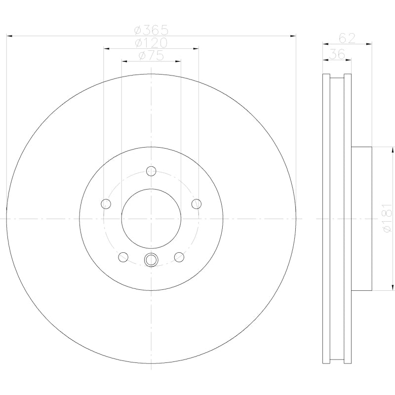 Pagid Disc Brake Rotor