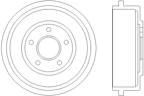 Hella Pagid Brake Drum 355300431