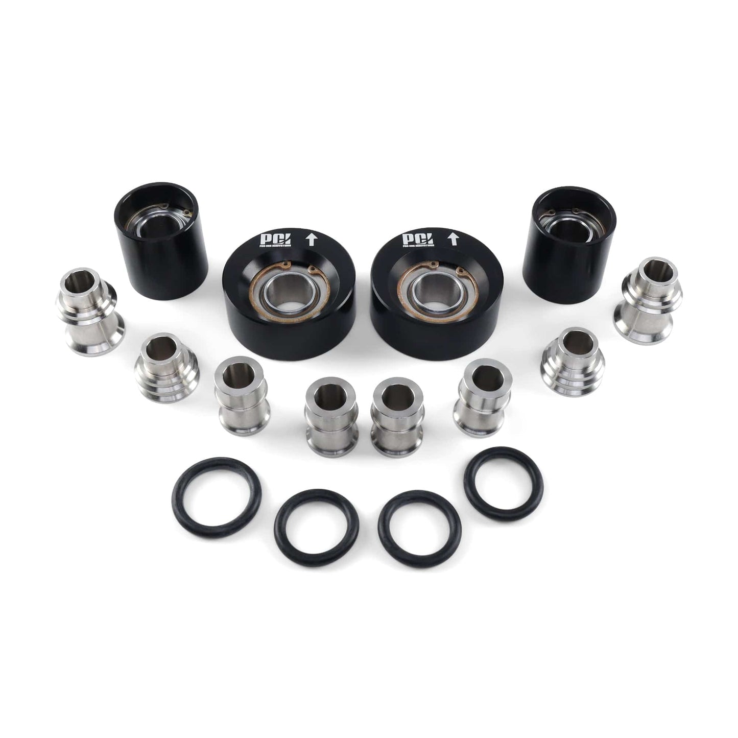 Pro Car Innovations (PCI) PCI 01-05 Civic/02-06 Acura RSX Front Lower 4 Pc Offset Spherical Kit