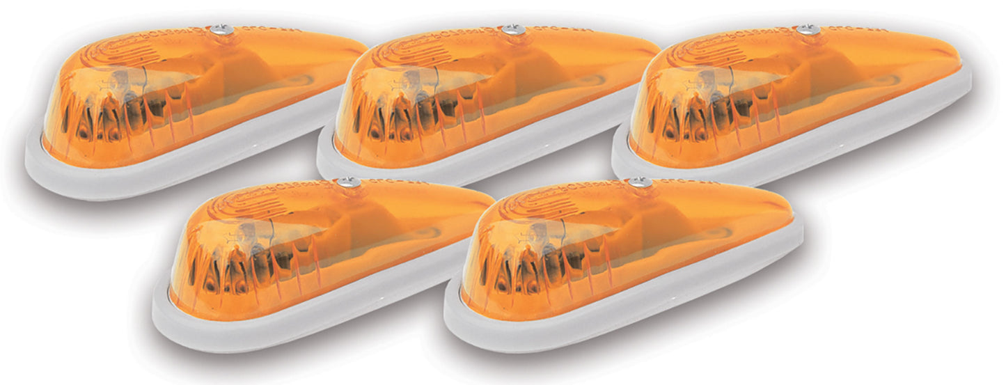 Pacer LED Amber Teardrop 5 Light Kit Lights and Components Exterior Light Assemblies main image