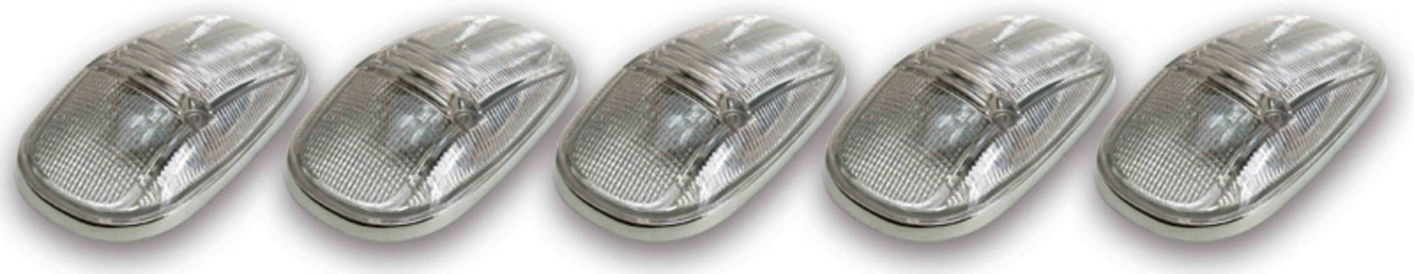 Pacer Hi-Five Cab Roof Lights Clear Lights and Components Exterior Light Assemblies main image