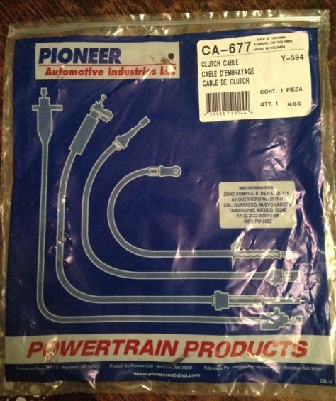 Pioneer Automotive Industries Clutch Cable CA-677